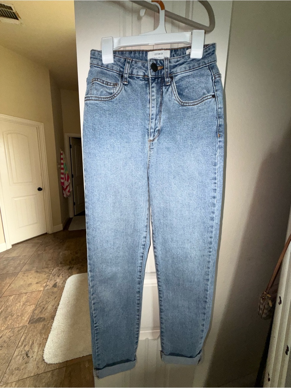 New Cotton On Light Blue Denim Mom Jeans